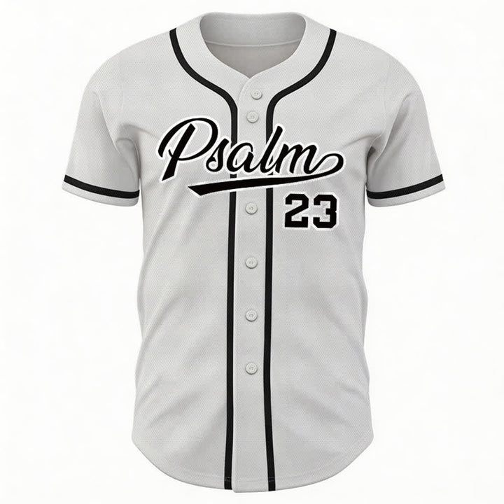 Christianartworkshop Retro Sport Style Psalm 23 Unisex Baseball Jersey - image 8