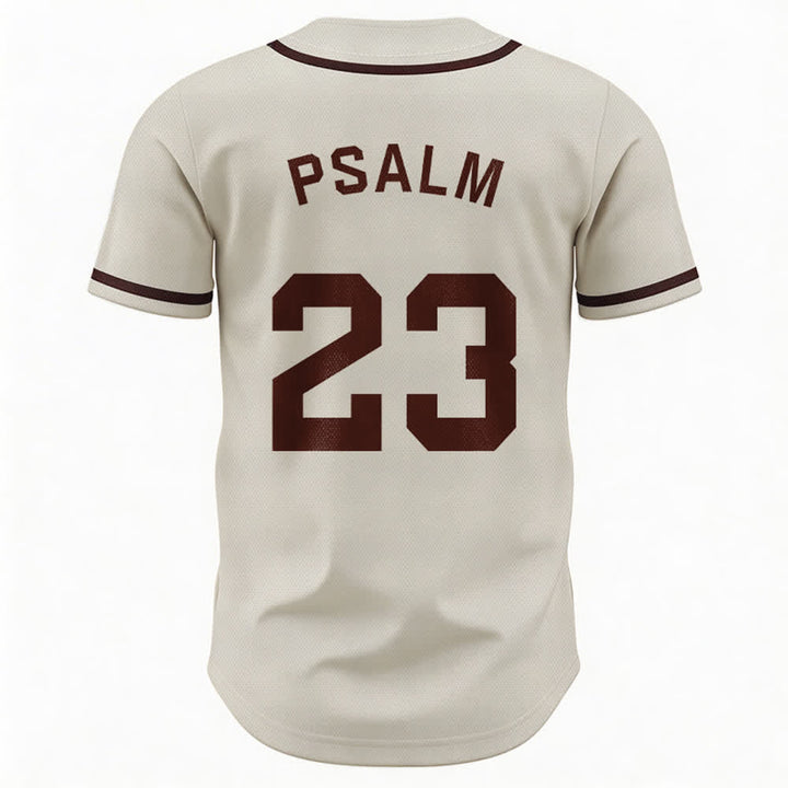 Christianartworkshop Retro Sport Style Psalm 23 Unisex Baseballtrikot - image 51