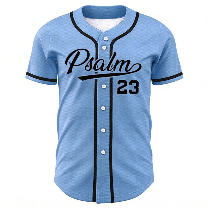 Christianartworkshop Retro Sport Style Psalm 23 Unisex Baseballtrikot - image 36