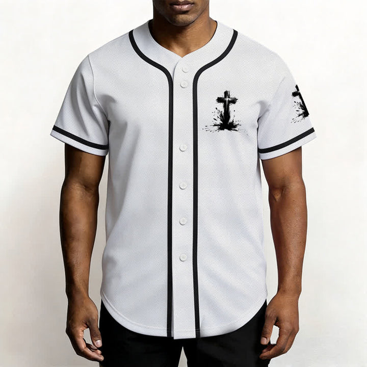 Christianartworkshop Nicht alle Superhelden tragen Umhänge Ein Kreuz Unisex Baseballtrikot - image 6