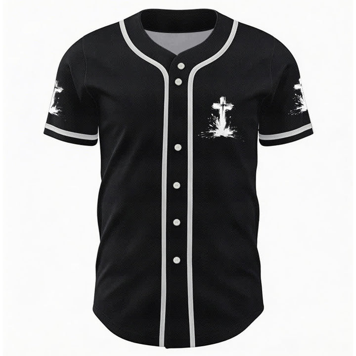 Christianartworkshop Nicht alle Superhelden tragen Umhänge Ein Kreuz Unisex Baseballtrikot - image 9