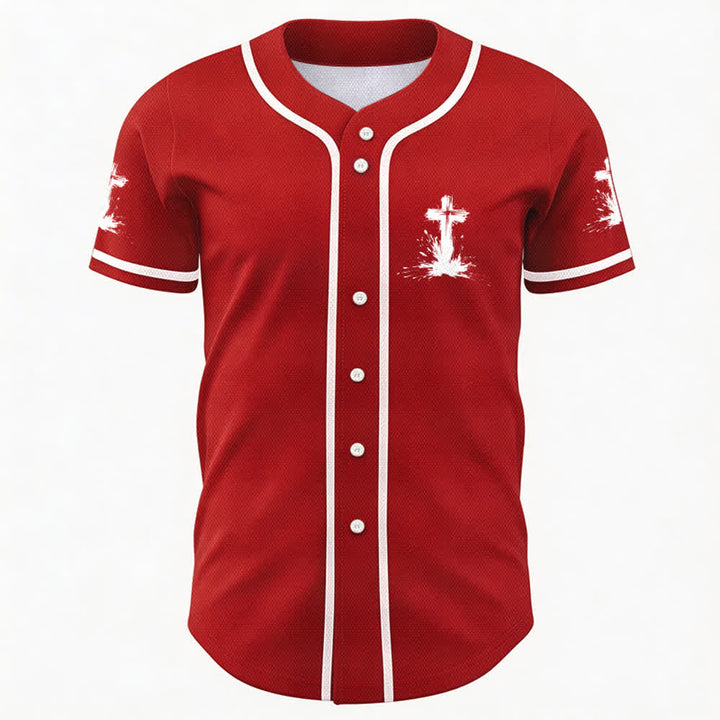 Christianartworkshop Nicht alle Superhelden tragen Umhänge Ein Kreuz Unisex Baseballtrikot - image 16
