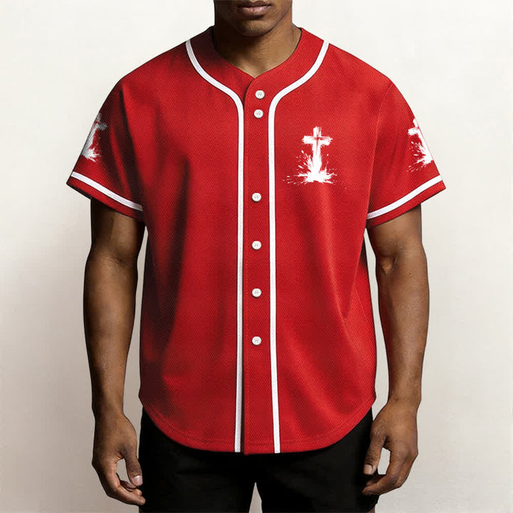 Christianartworkshop Nicht alle Superhelden tragen Umhänge Ein Kreuz Unisex Baseballtrikot - image 20