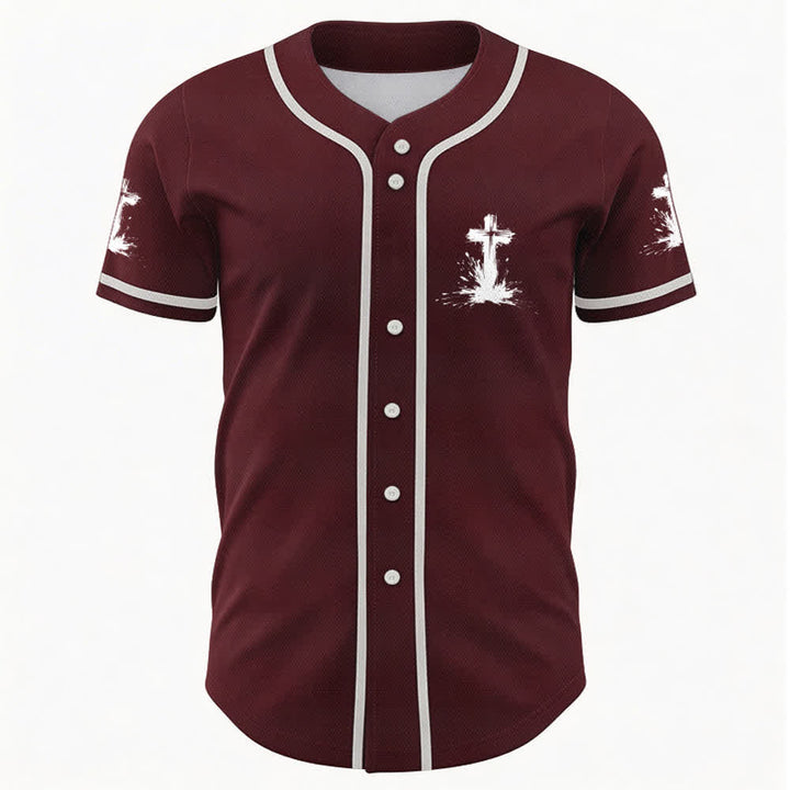 Christianartworkshop Nicht alle Superhelden tragen Umhänge Ein Kreuz Unisex Baseballtrikot - image 23