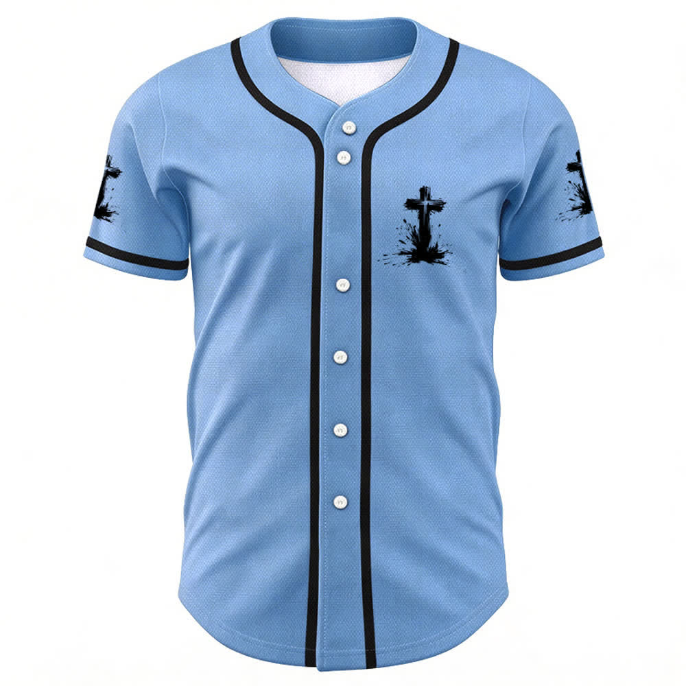 Christianartworkshop Nicht alle Superhelden tragen Umhänge Ein Kreuz Unisex Baseballtrikot - image 30