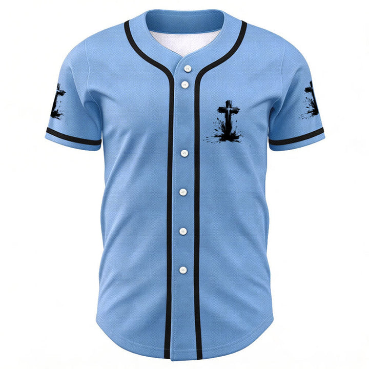 Christianartworkshop Nicht alle Superhelden tragen Umhänge Ein Kreuz Unisex Baseballtrikot - image 30
