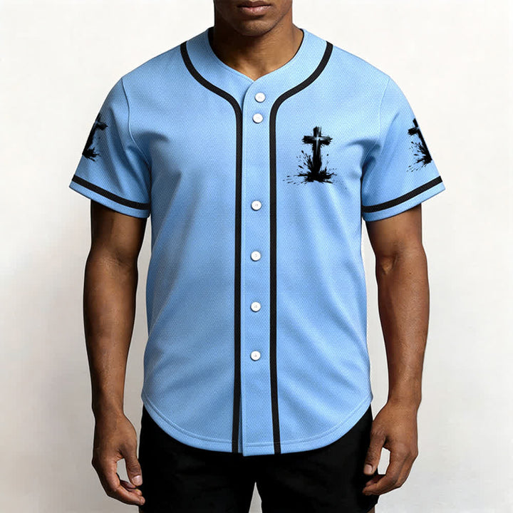 Christianartworkshop Nicht alle Superhelden tragen Umhänge Ein Kreuz Unisex Baseballtrikot - image 34
