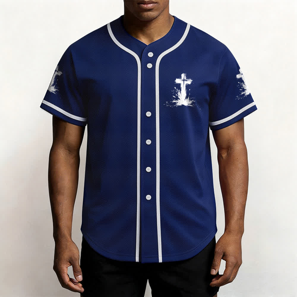 Christianartworkshop Nicht alle Superhelden tragen Umhänge Ein Kreuz Unisex Baseballtrikot - image 41
