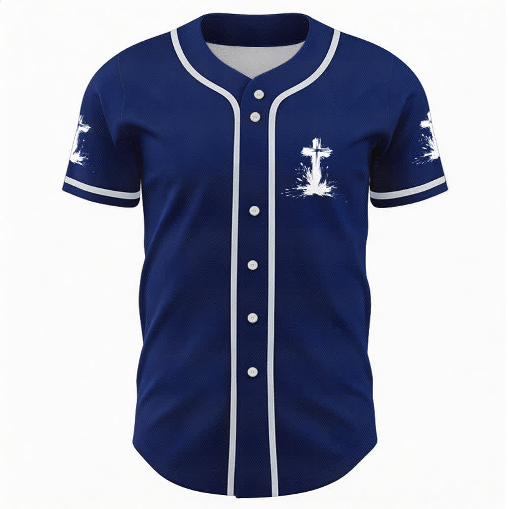 Christianartworkshop Nicht alle Superhelden tragen Umhänge Ein Kreuz Unisex Baseballtrikot - image 37