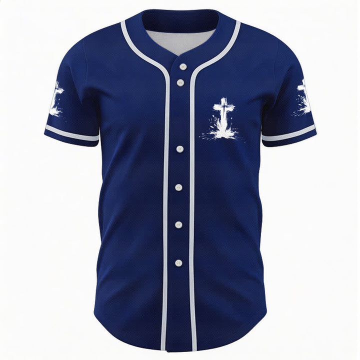 Christianartworkshop Nicht alle Superhelden tragen Umhänge Ein Kreuz Unisex Baseballtrikot - image 37