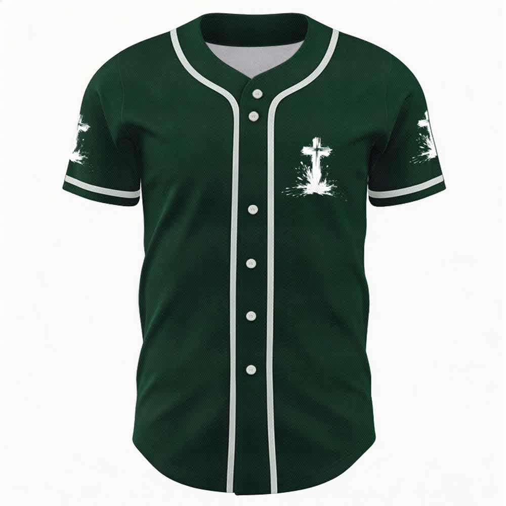 Christianartworkshop Nicht alle Superhelden tragen Umhänge Ein Kreuz Unisex Baseballtrikot - image 44