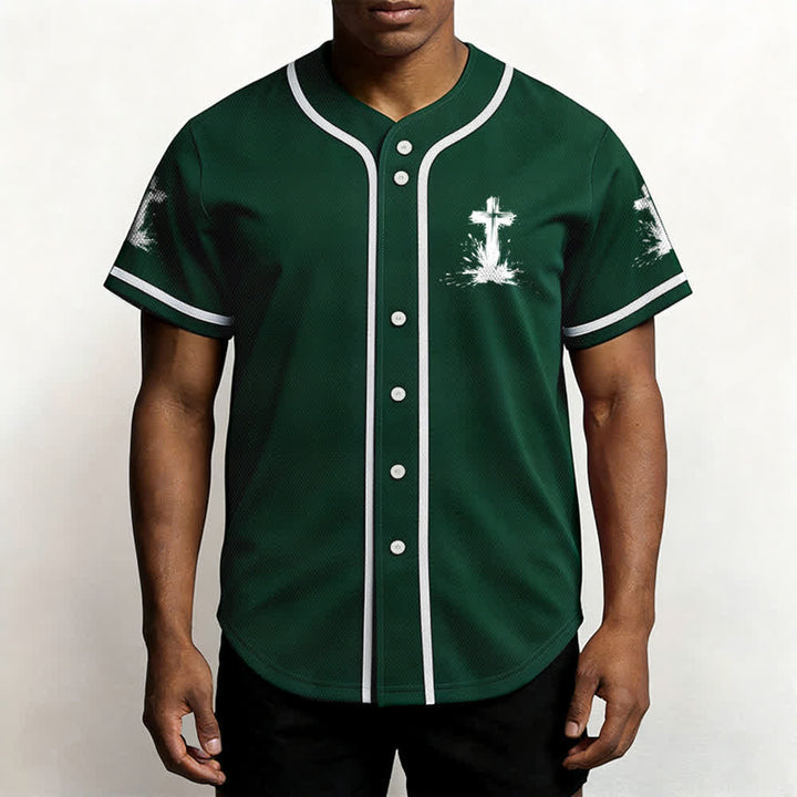 Christianartworkshop Nicht alle Superhelden tragen Umhänge Ein Kreuz Unisex Baseballtrikot - image 48