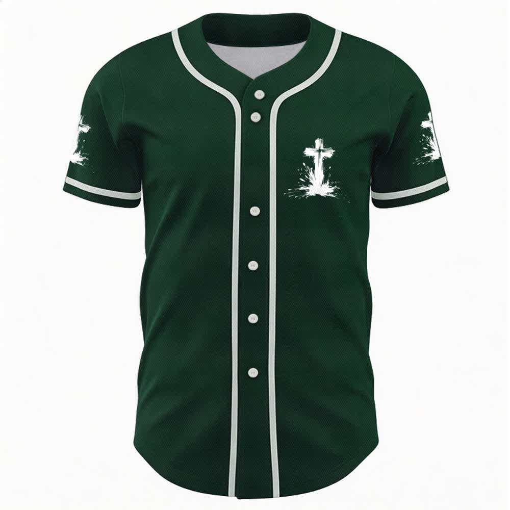 Christianartworkshop Nicht alle Superhelden tragen Umhänge Ein Kreuz Unisex Baseballtrikot - image 44