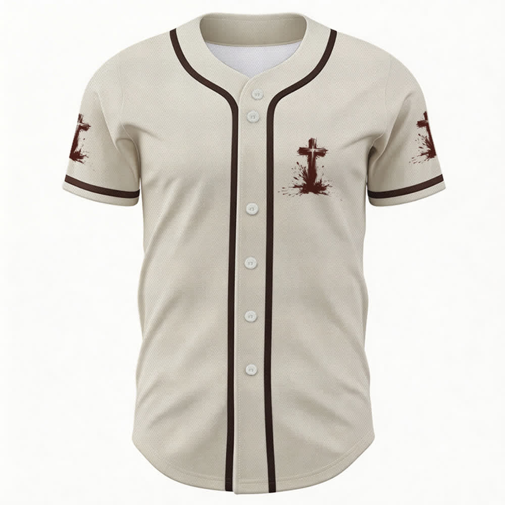 Christianartworkshop Nicht alle Superhelden tragen Umhänge Ein Kreuz Unisex Baseballtrikot - image 51