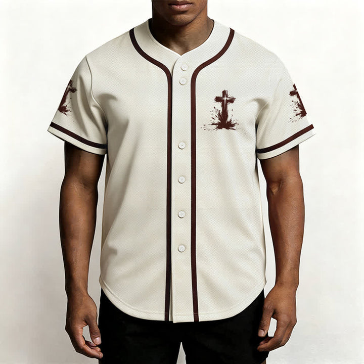 Christianartworkshop Nicht alle Superhelden tragen Umhänge Ein Kreuz Unisex Baseballtrikot - image 55