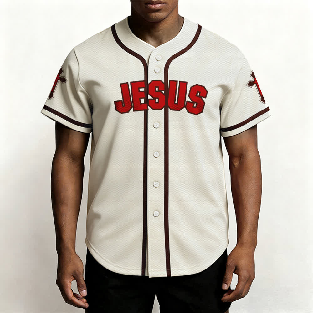 Christianartworkshop Das Kreuz ist der Beweis für Gottes Liebe Unisex-Baseballtrikot - image 5