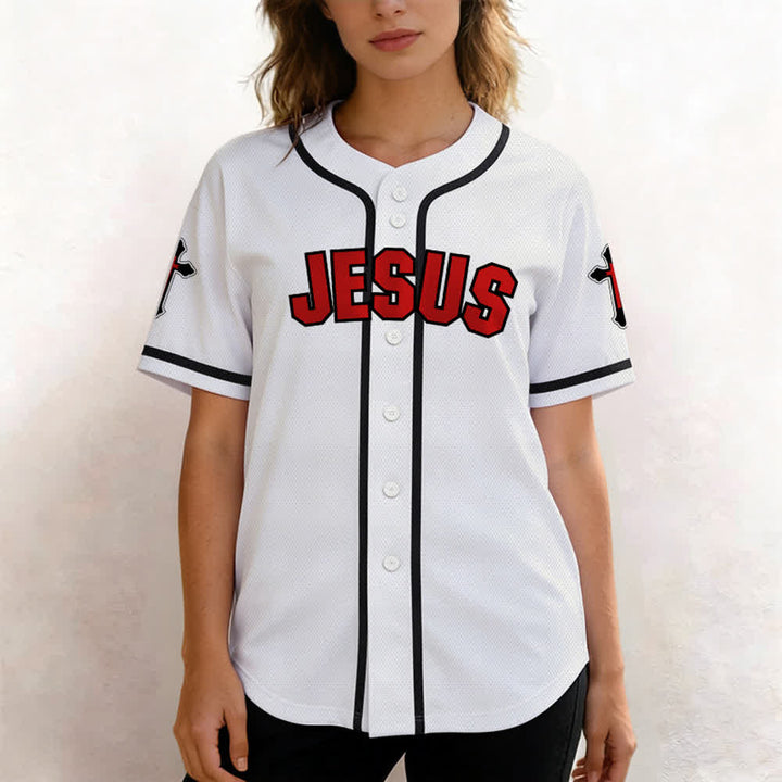Christianartworkshop Das Kreuz ist der Beweis für Gottes Liebe Unisex-Baseballtrikot - image 10