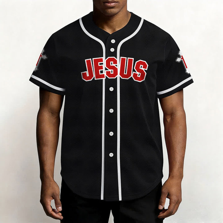Christianartworkshop Das Kreuz ist der Beweis für Gottes Liebe Unisex-Baseballtrikot - image 19