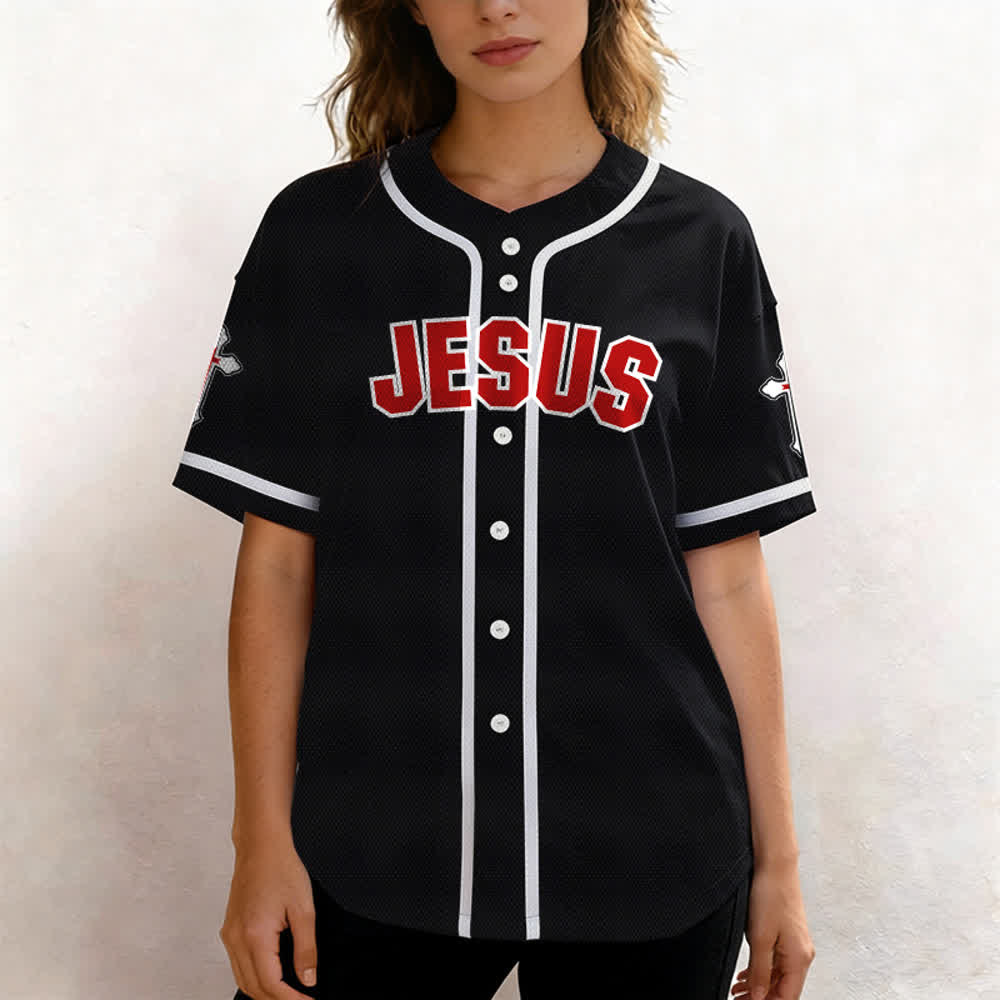 Christianartworkshop Das Kreuz ist der Beweis für Gottes Liebe Unisex-Baseballtrikot - image 17