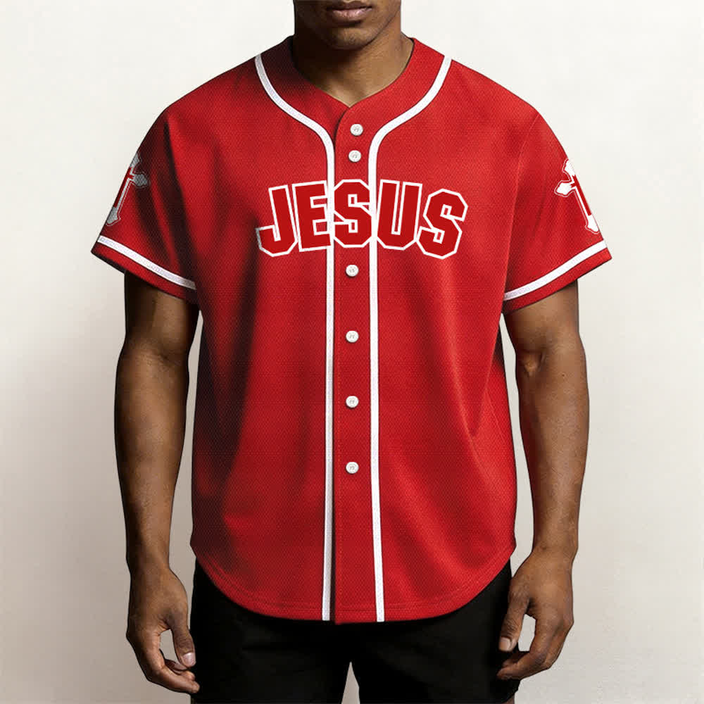 Christianartworkshop Das Kreuz ist der Beweis für Gottes Liebe Unisex-Baseballtrikot - image 26