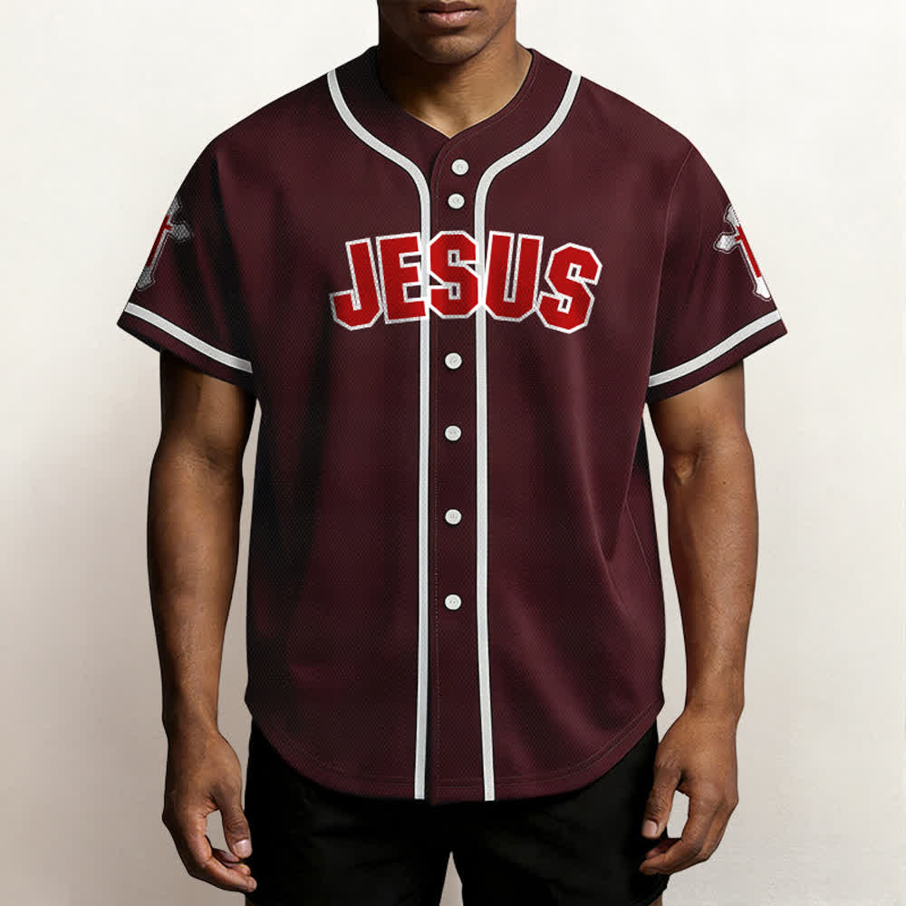 Christianartworkshop Das Kreuz ist der Beweis für Gottes Liebe Unisex-Baseballtrikot - image 33