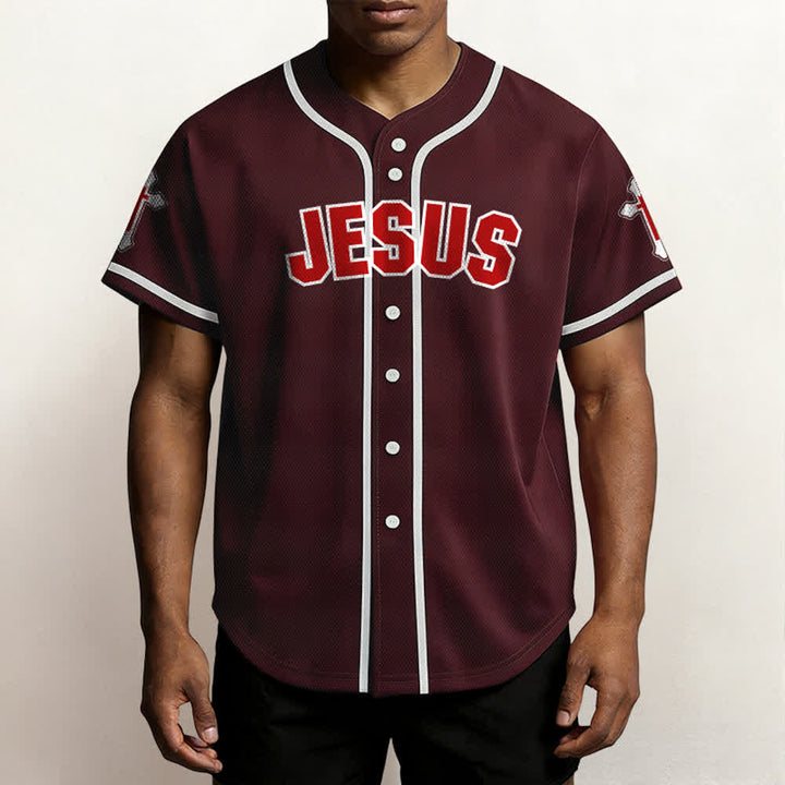 Christianartworkshop Das Kreuz ist der Beweis für Gottes Liebe Unisex-Baseballtrikot - image 33