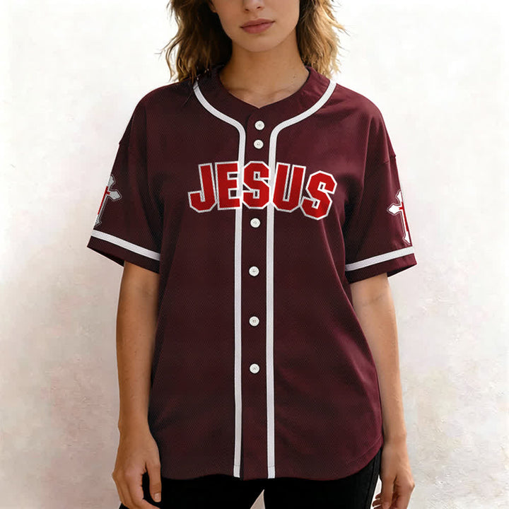 Christianartworkshop Das Kreuz ist der Beweis für Gottes Liebe Unisex-Baseballtrikot - image 31