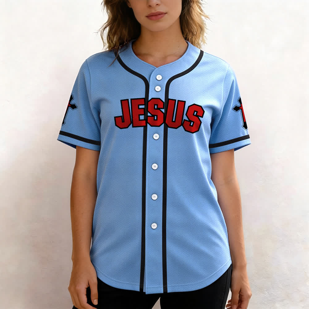 Christianartworkshop Das Kreuz ist der Beweis für Gottes Liebe Unisex-Baseballtrikot - image 38