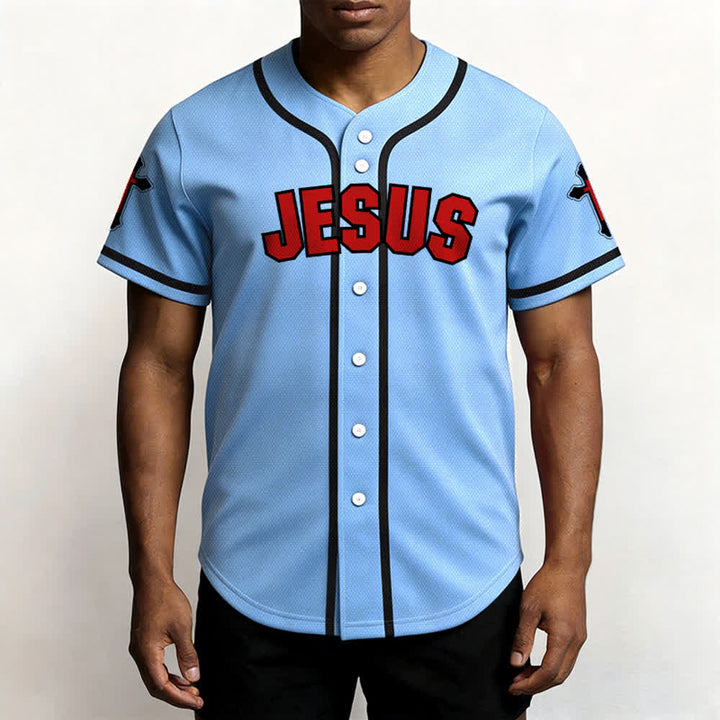 Christianartworkshop Das Kreuz ist der Beweis für Gottes Liebe Unisex-Baseballtrikot - image 40