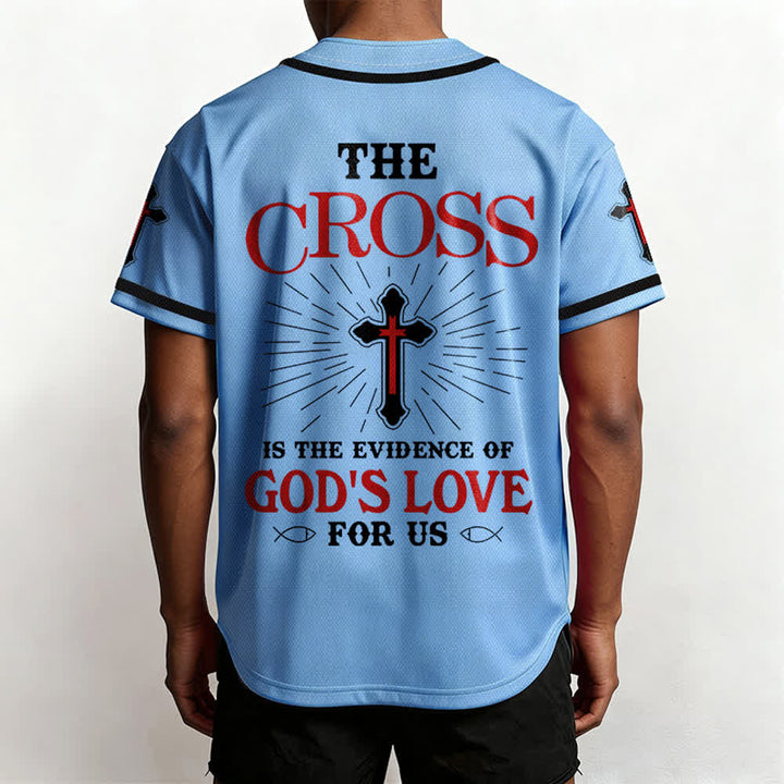 Christianartworkshop Das Kreuz ist der Beweis für Gottes Liebe Unisex-Baseballtrikot - image 41