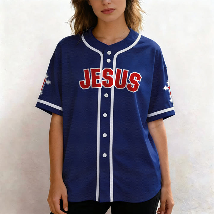 Christianartworkshop Das Kreuz ist der Beweis für Gottes Liebe Unisex-Baseballtrikot - image 45