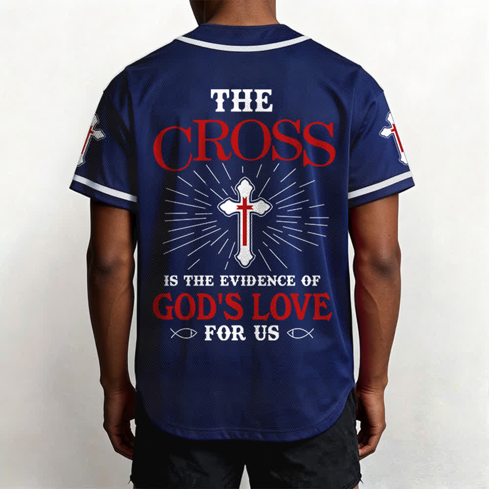 Christianartworkshop Das Kreuz ist der Beweis für Gottes Liebe Unisex-Baseballtrikot - image 48