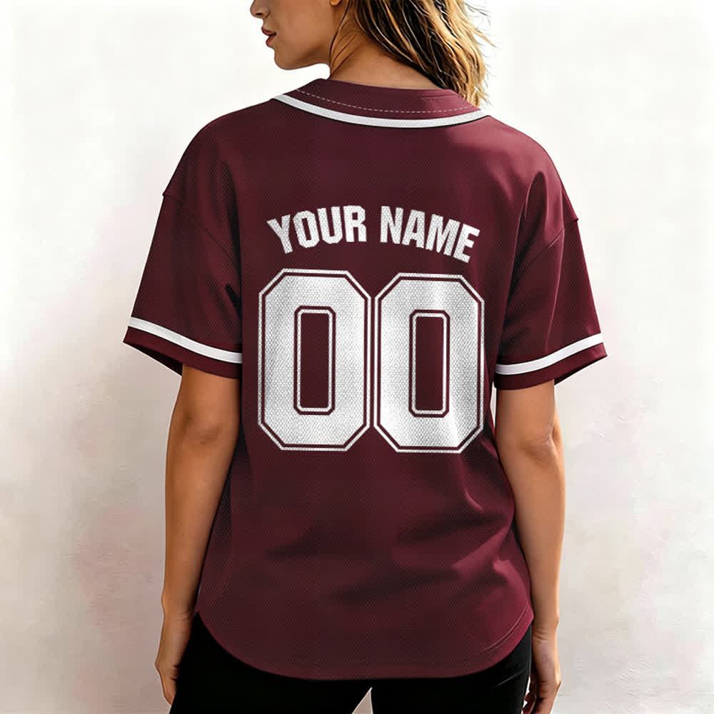 Christianartworkshop Glaube statt Angst Benutzerdefiniertes Unisex-Baseballtrikot mit Namen und Nummer - image 39