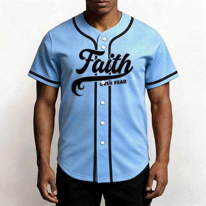 Christianartworkshop Glaube statt Angst Benutzerdefiniertes Unisex-Baseballtrikot mit Namen und Nummer - image 46