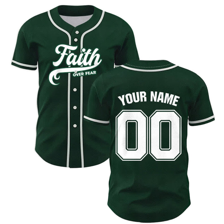 Christianartworkshop Glaube statt Angst Benutzerdefiniertes Unisex-Baseballtrikot mit Namen und Nummer - image 49