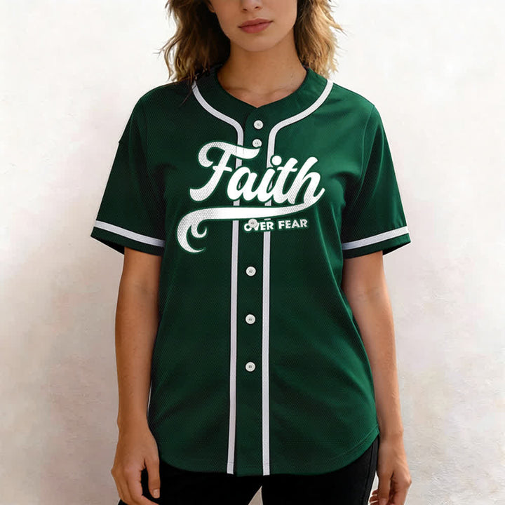 Christianartworkshop Glaube statt Angst Benutzerdefiniertes Unisex-Baseballtrikot mit Namen und Nummer - image 52