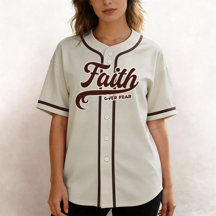 Christianartworkshop Glaube statt Angst Benutzerdefiniertes Unisex-Baseballtrikot mit Namen und Nummer - image 60