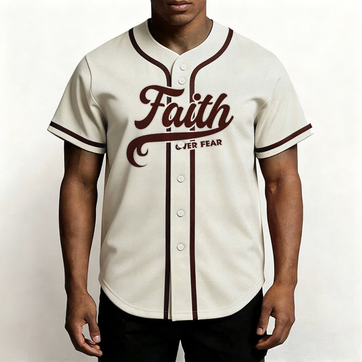 Christianartworkshop Glaube statt Angst Benutzerdefiniertes Unisex-Baseballtrikot mit Namen und Nummer - image 62