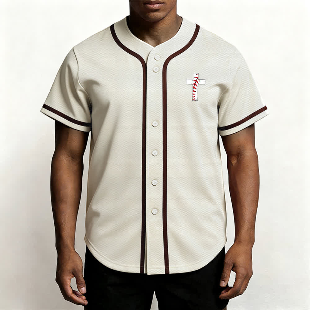 Christianartworkshop Philipper 4:13 Ich kann alles tun Unisex Baseballtrikot - image 6