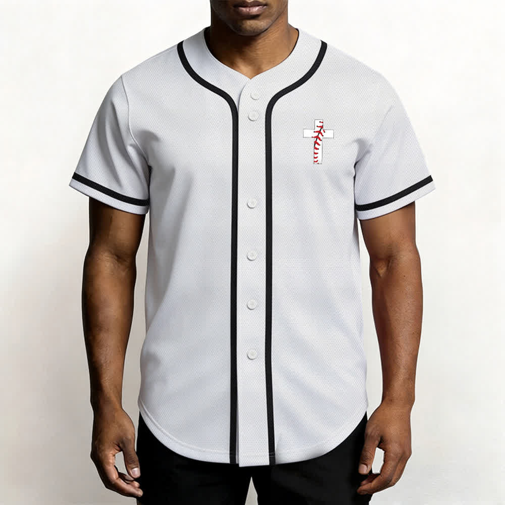 Christianartworkshop Philipper 4:13 Ich kann alles tun Unisex Baseballtrikot - image 11
