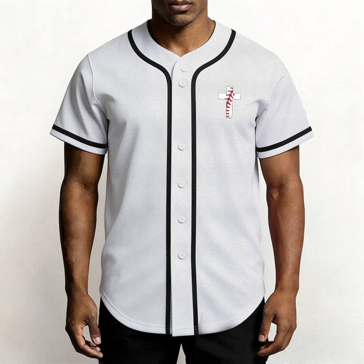 Christianartworkshop Philipper 4:13 Ich kann alles tun Unisex Baseballtrikot - image 11