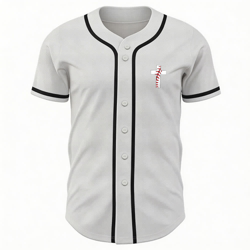 Christianartworkshop Philipper 4:13 Ich kann alles tun Unisex Baseballtrikot - image 9