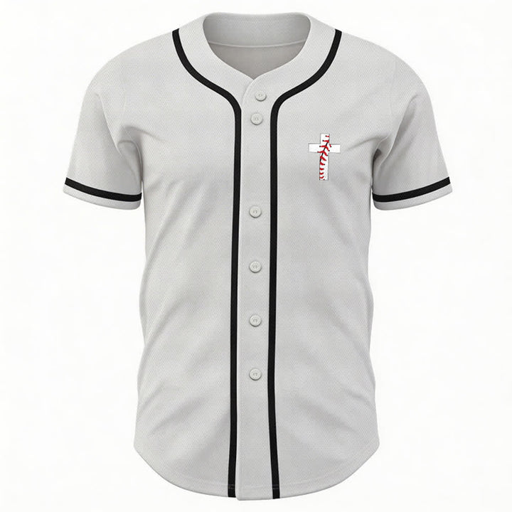 Christianartworkshop Philipper 4:13 Ich kann alles tun Unisex Baseballtrikot - image 9
