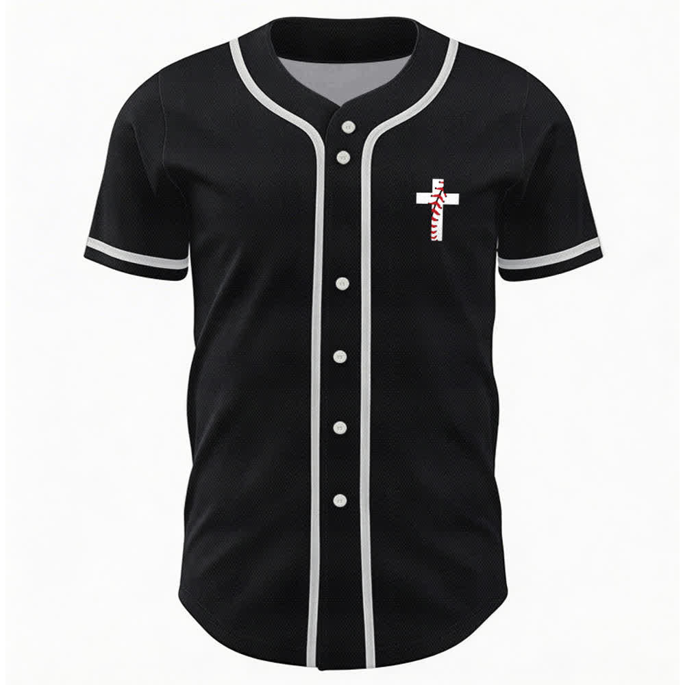 Christianartworkshop Philipper 4:13 Ich kann alles tun Unisex Baseballtrikot - image 16