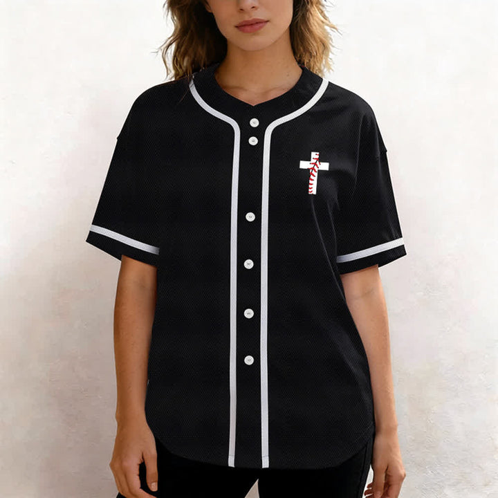 Christianartworkshop Philipper 4:13 Ich kann alles tun Unisex Baseballtrikot - image 20