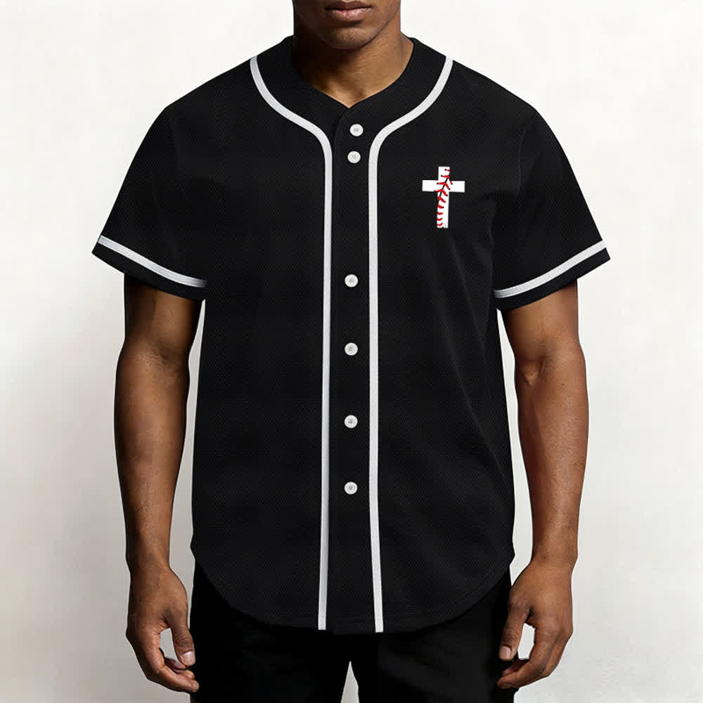 Christianartworkshop Philipper 4:13 Ich kann alles tun Unisex Baseballtrikot - image 18