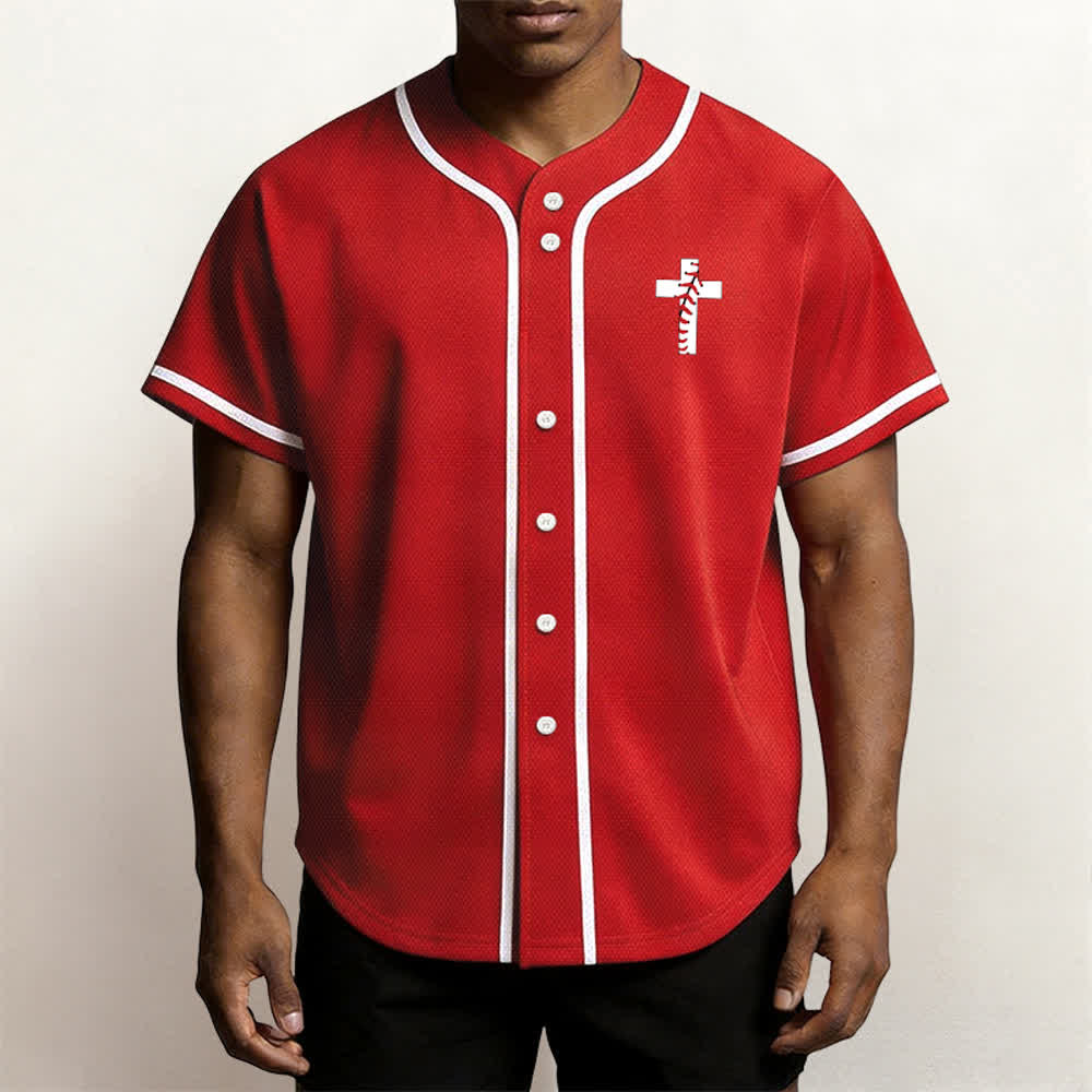 Christianartworkshop Philipper 4:13 Ich kann alles tun Unisex Baseballtrikot - image 27
