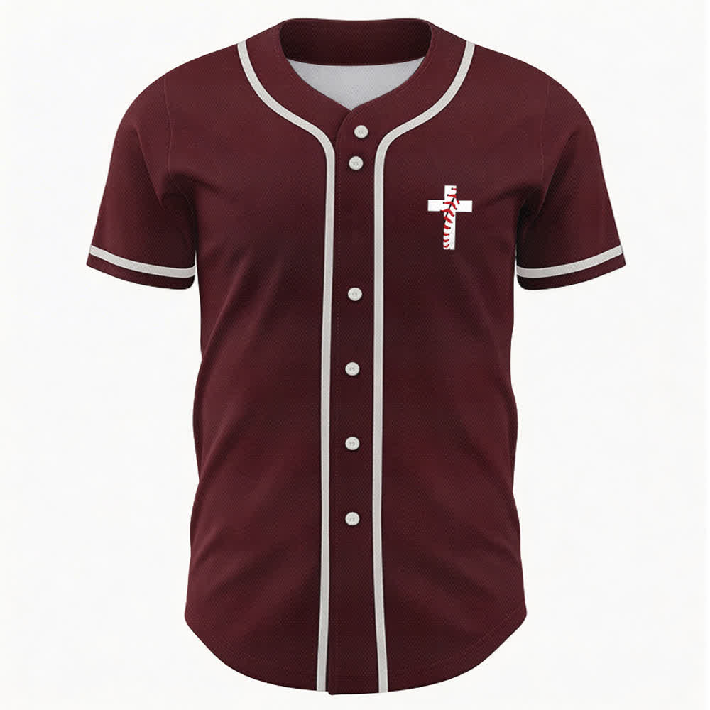 Christianartworkshop Philipper 4:13 Ich kann alles tun Unisex Baseballtrikot - image 30