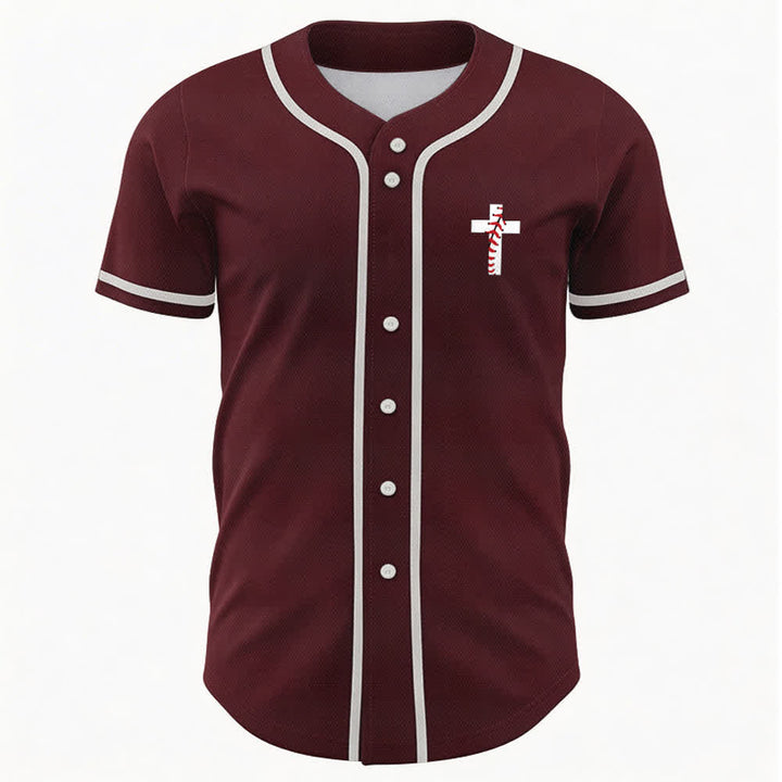 Christianartworkshop Philipper 4:13 Ich kann alles tun Unisex Baseballtrikot - image 30