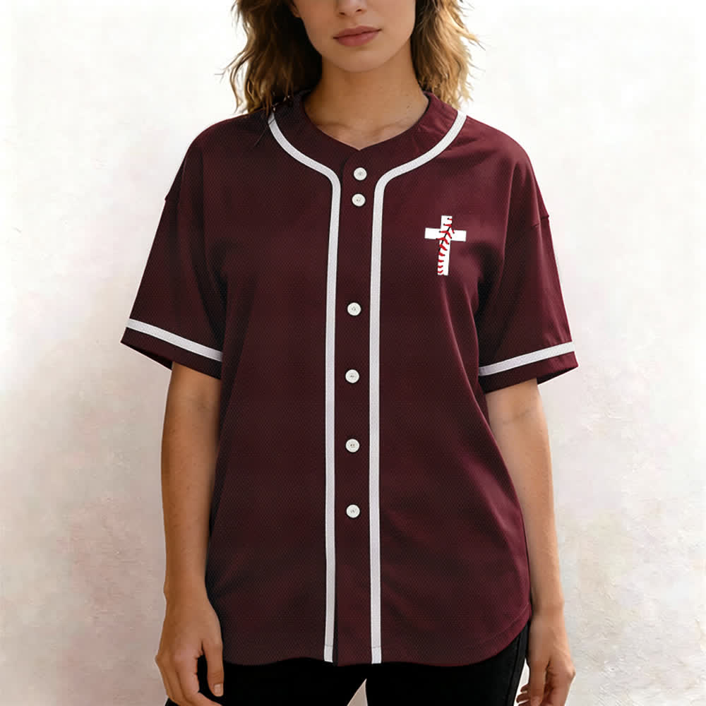 Christianartworkshop Philipper 4:13 Ich kann alles tun Unisex Baseballtrikot - image 34